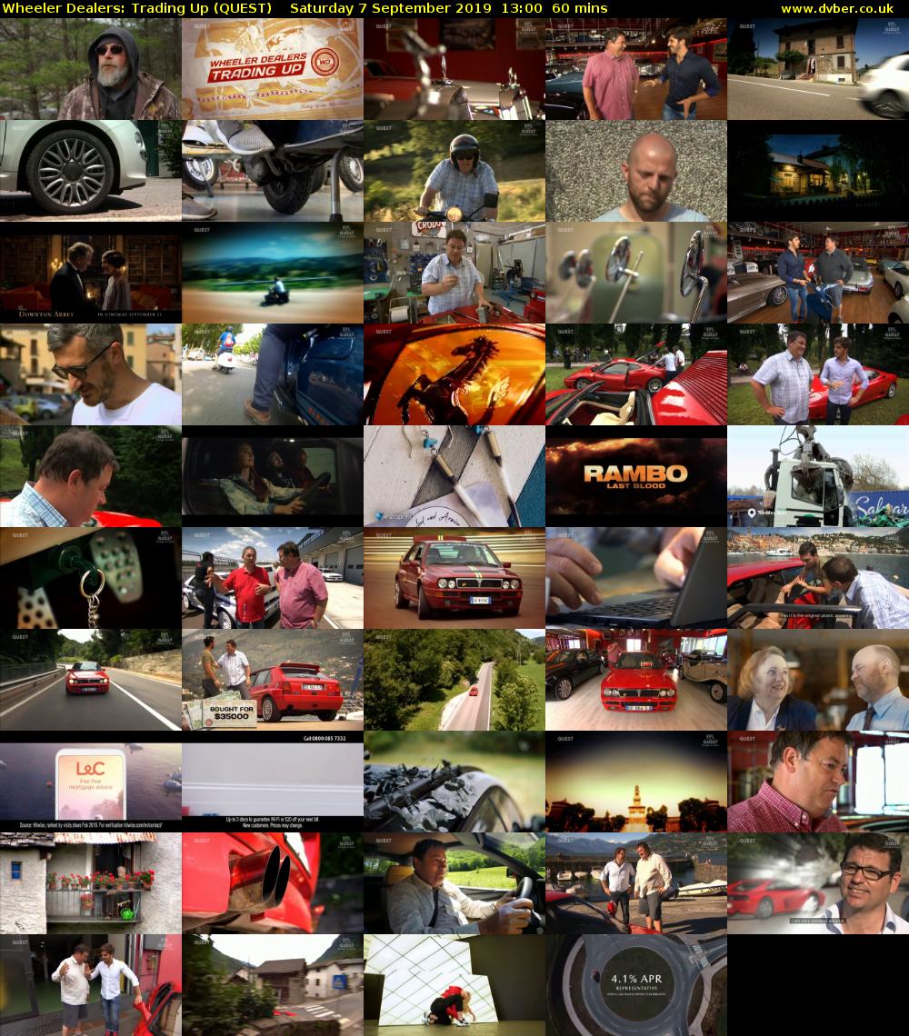 Wheeler Dealers: Trading Up (QUEST) Saturday 7 September 2019 13:00 - 14:00