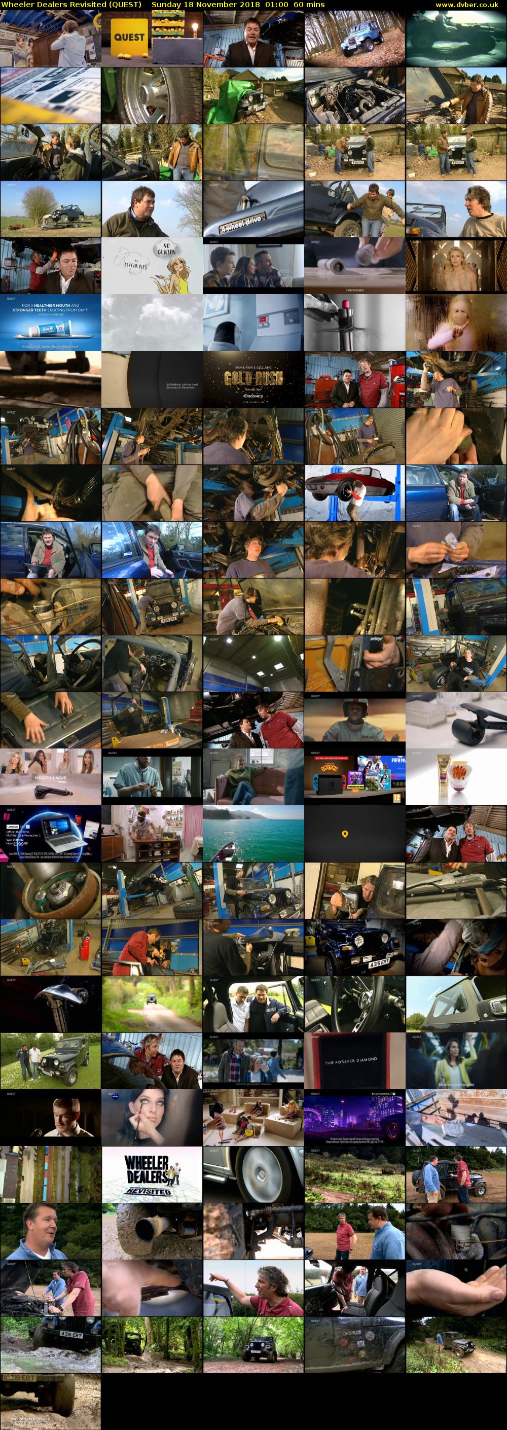 Wheeler Dealers Revisited (QUEST) Sunday 18 November 2018 01:00 - 02:00