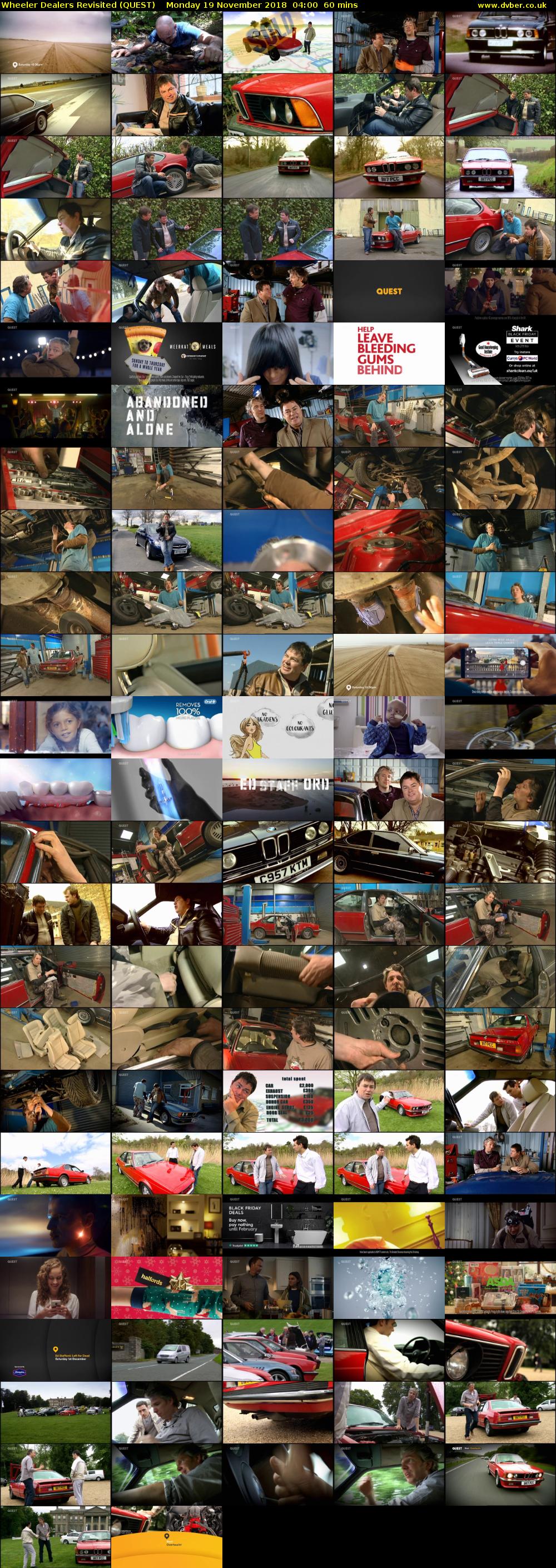 Wheeler Dealers Revisited (QUEST) Monday 19 November 2018 04:00 - 05:00