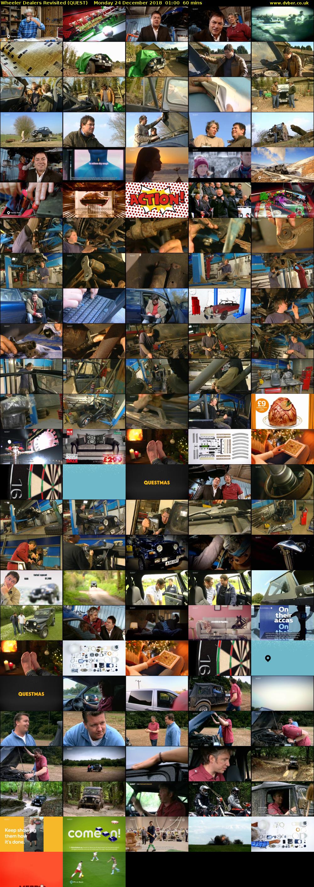 Wheeler Dealers Revisited (QUEST) Monday 24 December 2018 01:00 - 02:00