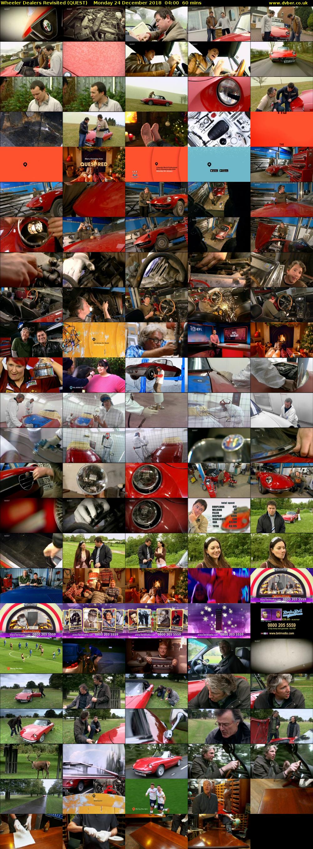 Wheeler Dealers Revisited (QUEST) Monday 24 December 2018 04:00 - 05:00