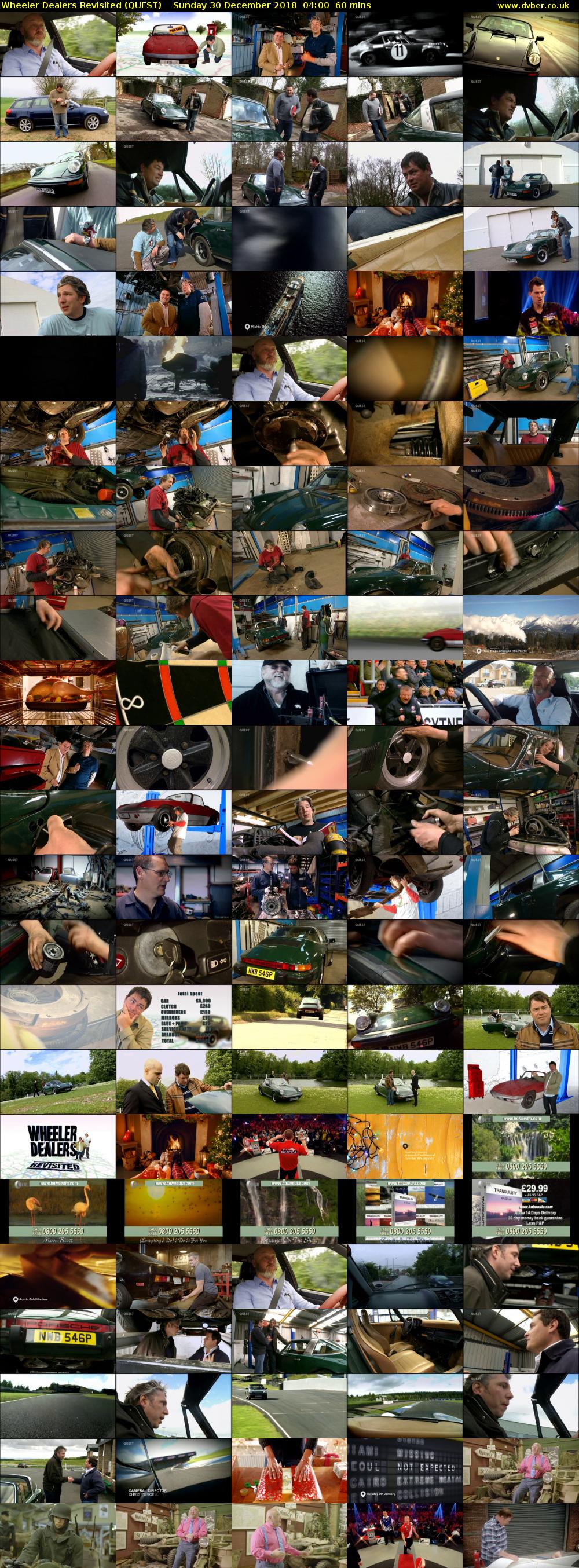 Wheeler Dealers Revisited (QUEST) Sunday 30 December 2018 04:00 - 05:00