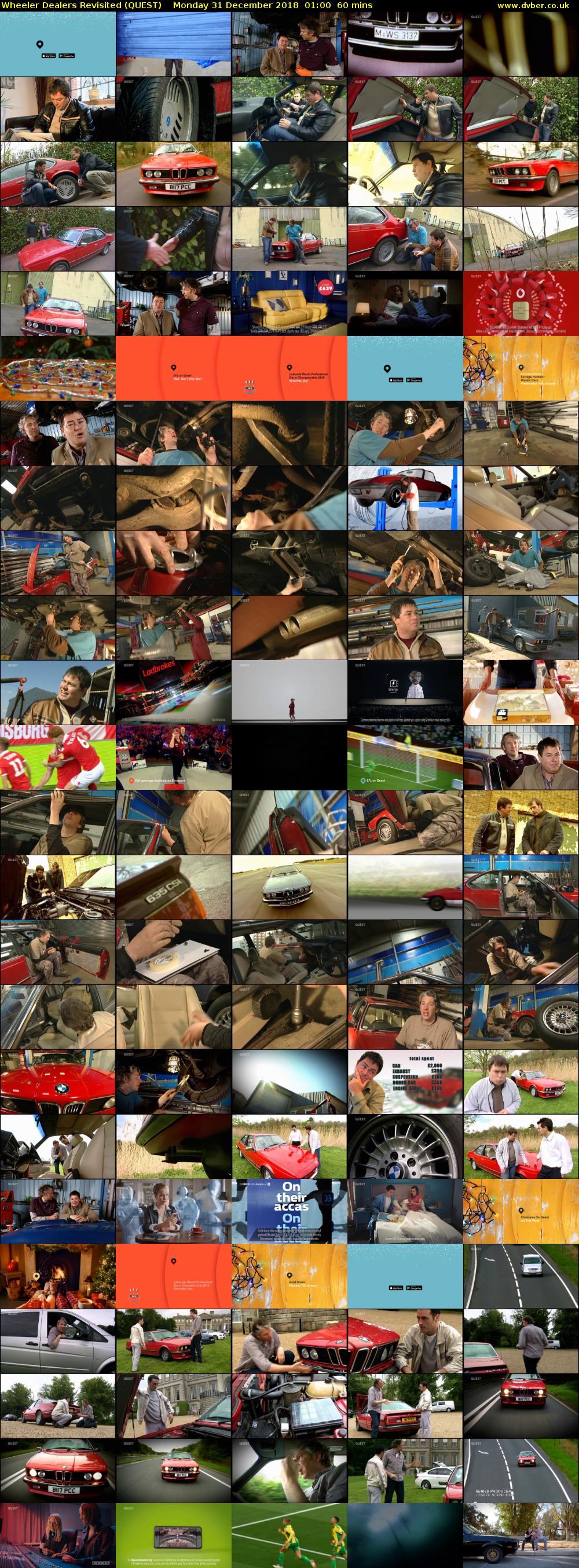 Wheeler Dealers Revisited (QUEST) Monday 31 December 2018 01:00 - 02:00