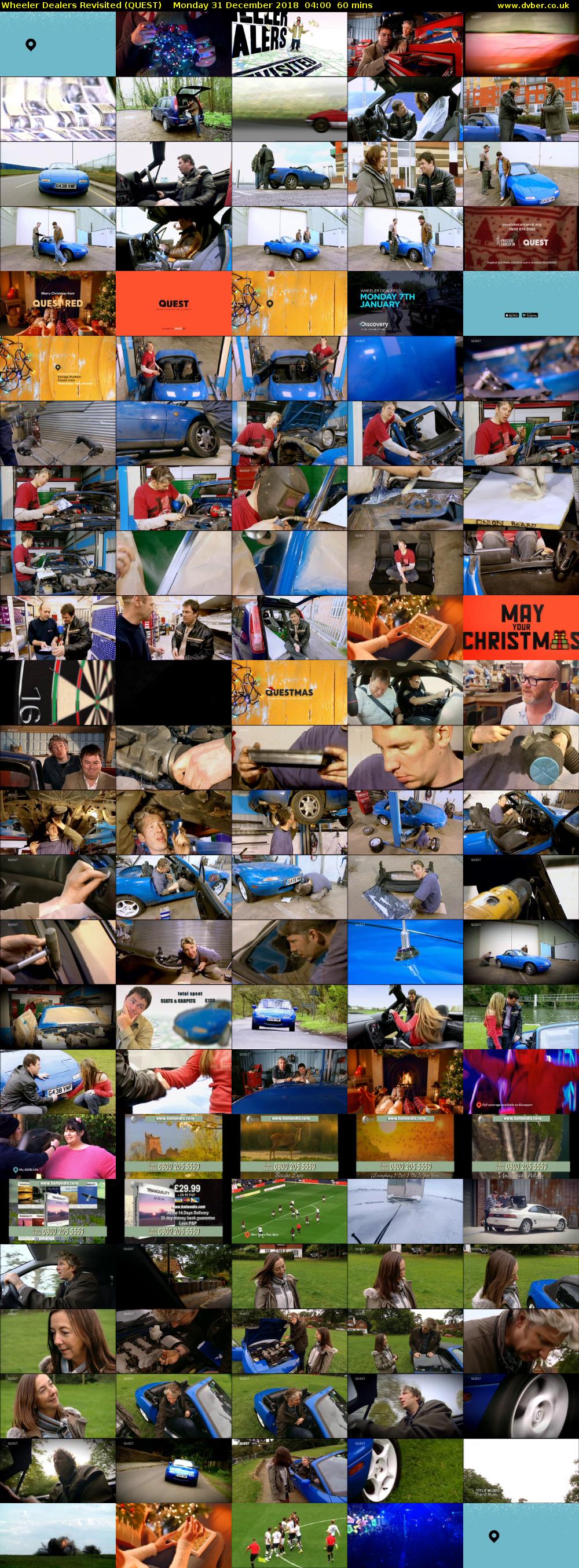 Wheeler Dealers Revisited (QUEST) Monday 31 December 2018 04:00 - 05:00