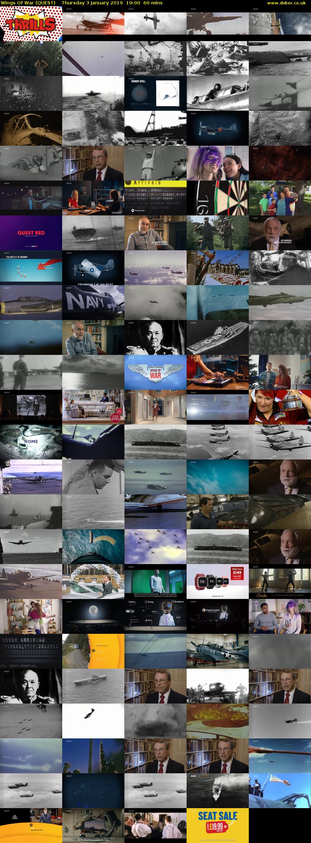 Wings Of War (QUEST) Thursday 3 January 2019 19:00 - 20:00