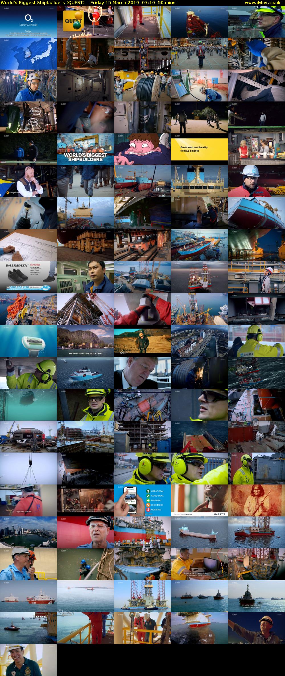 World's Biggest Shipbuilders (QUEST) Friday 15 March 2019 07:10 - 08:00