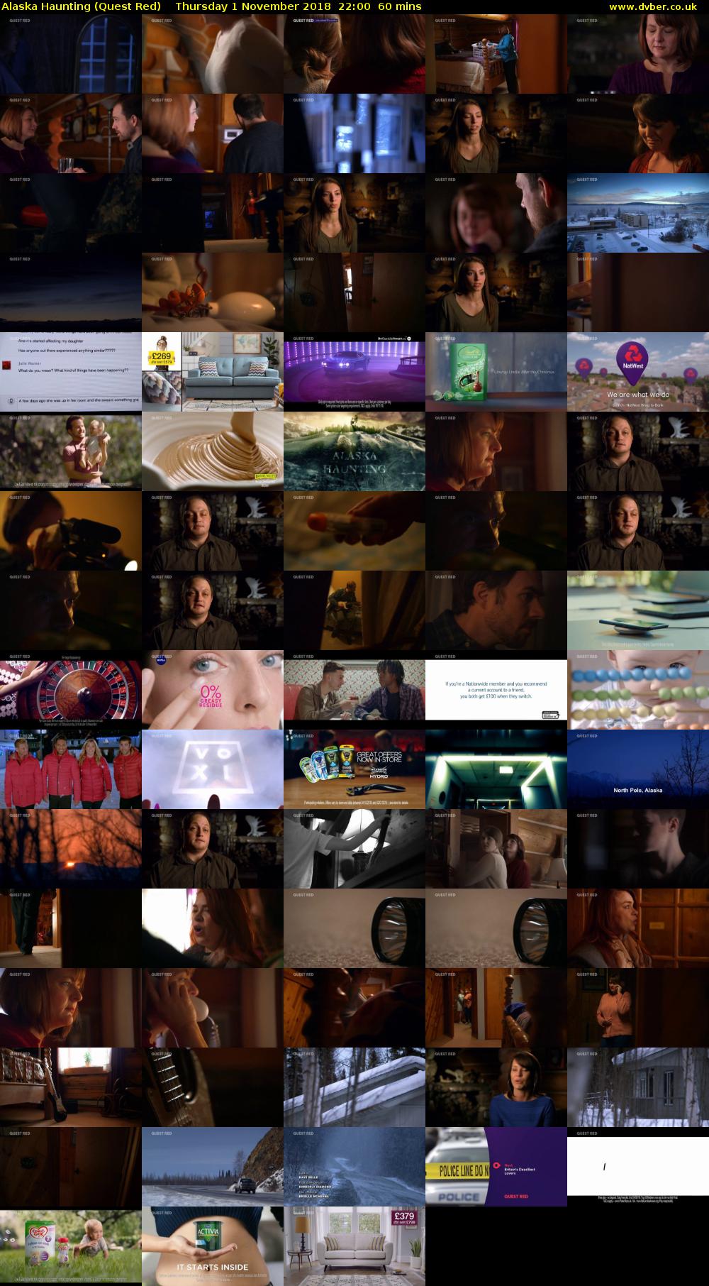 Alaska Haunting (Quest Red) Thursday 1 November 2018 22:00 - 23:00