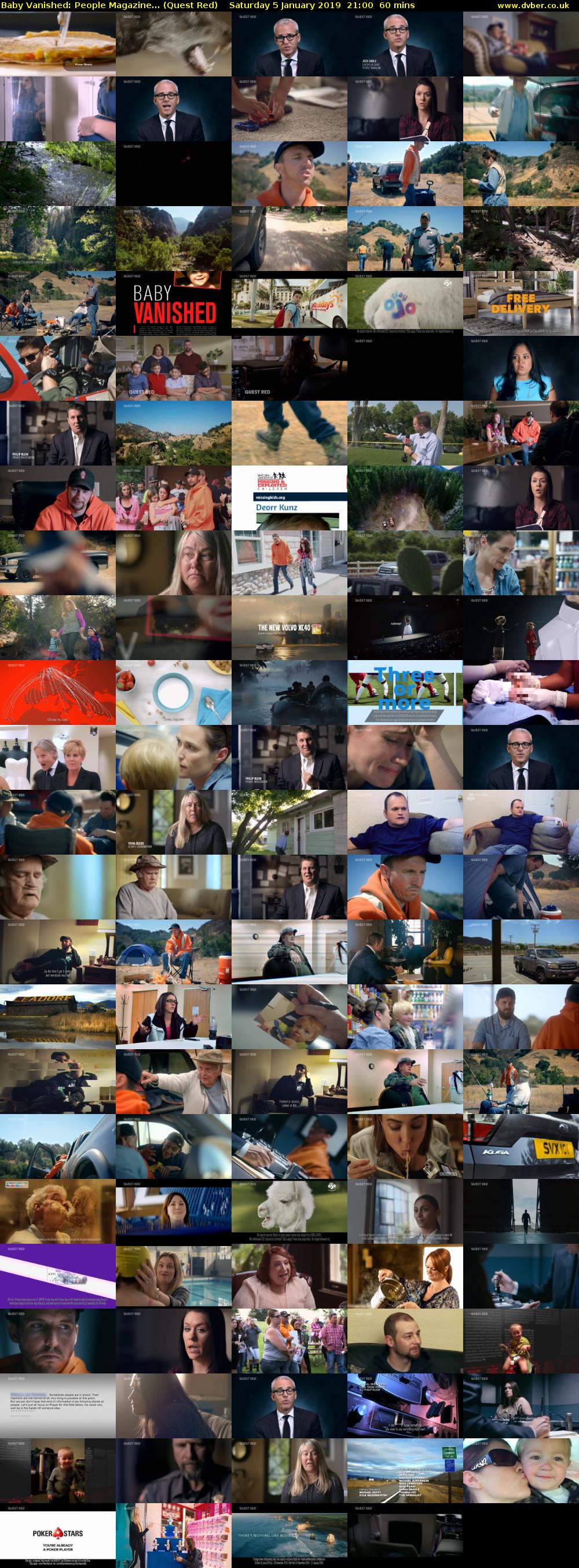 Baby Vanished: People Magazine... (Quest Red) Saturday 5 January 2019 21:00 - 22:00