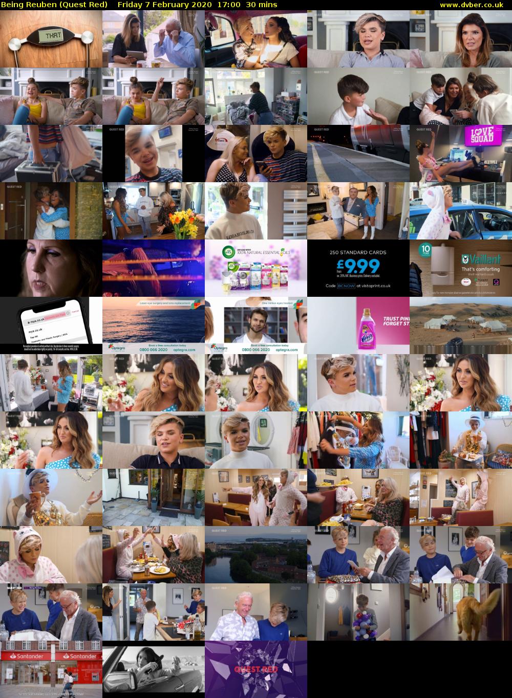 Being Reuben (Quest Red) Friday 7 February 2020 17:00 - 17:30