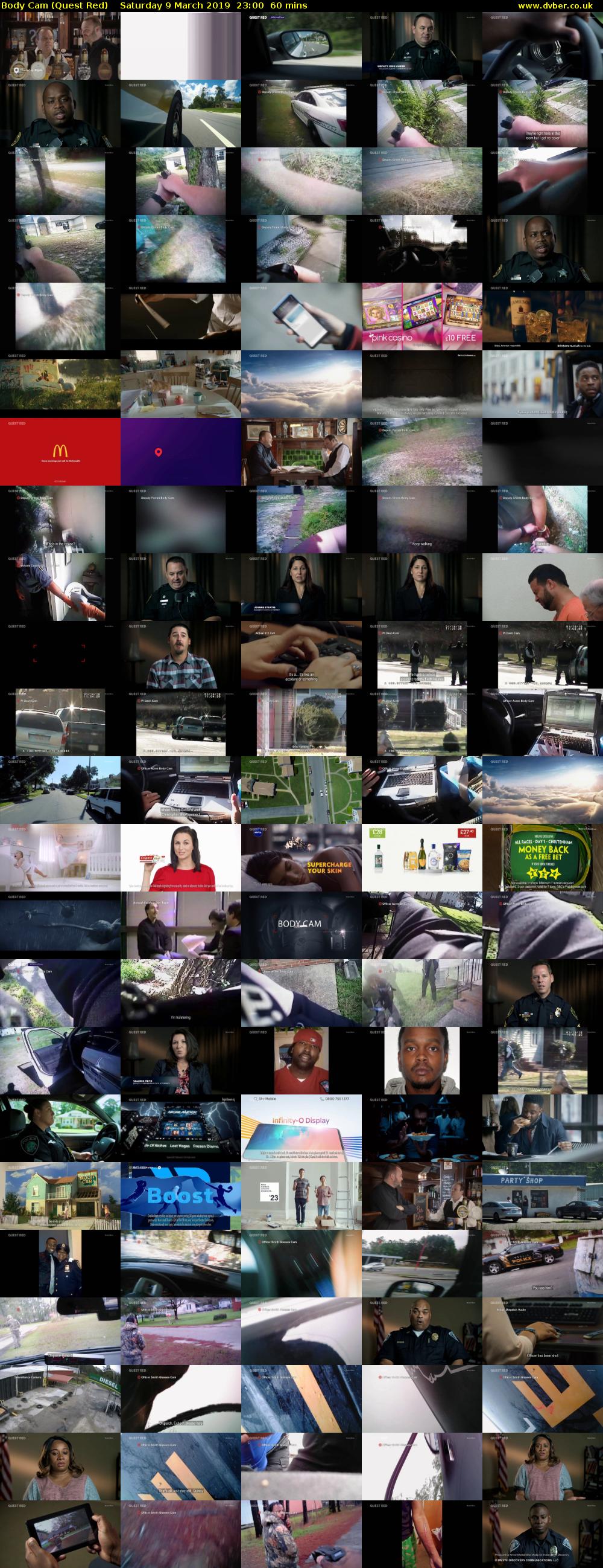 Body Cam (Quest Red) Saturday 9 March 2019 23:00 - 00:00