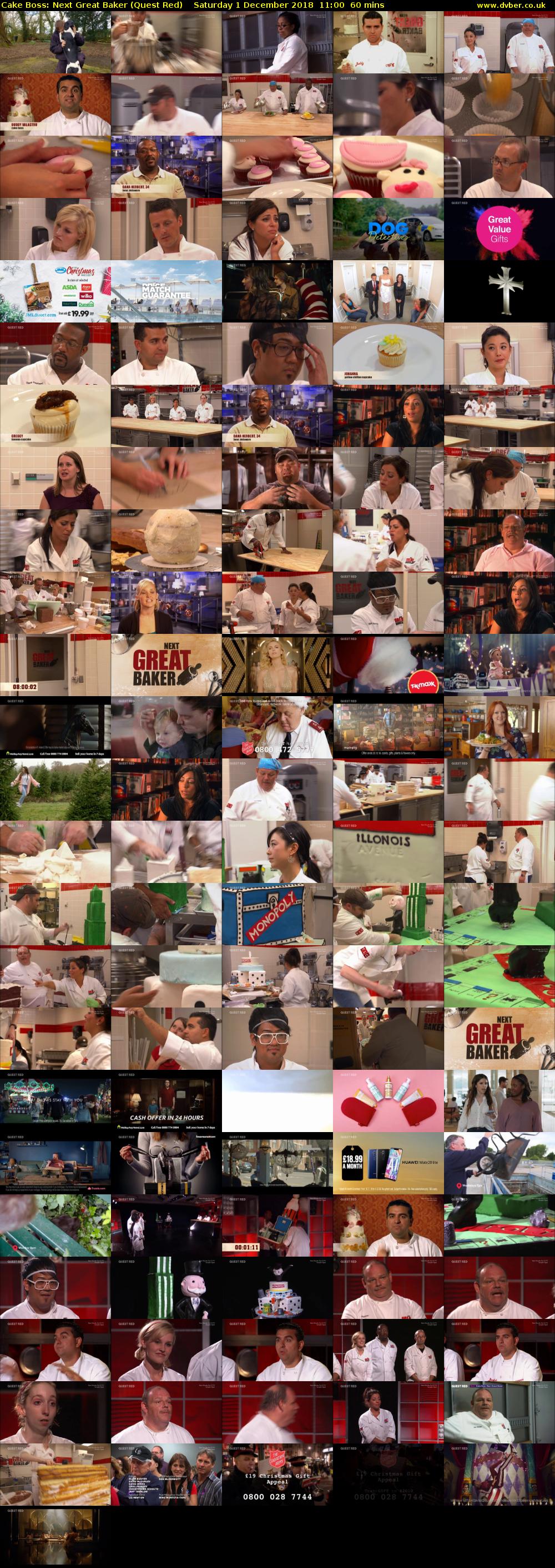 Cake Boss: Next Great Baker (Quest Red) Saturday 1 December 2018 11:00 - 12:00