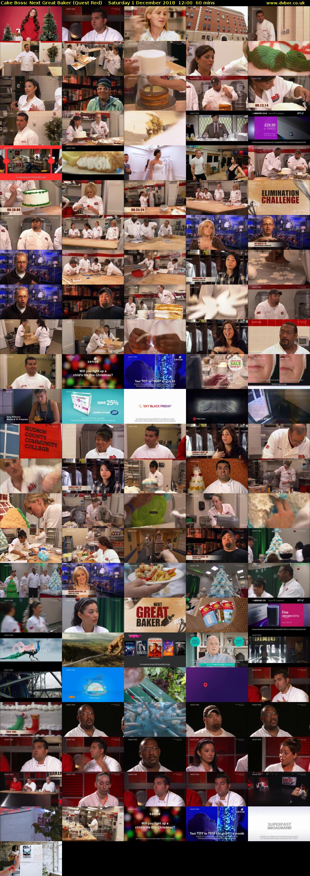 Cake Boss: Next Great Baker (Quest Red) Saturday 1 December 2018 12:00 - 13:00