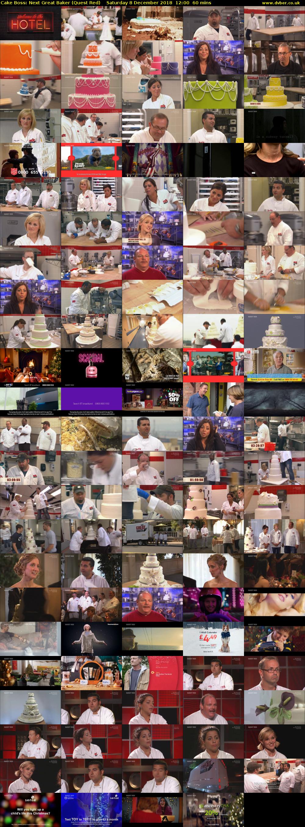 Cake Boss: Next Great Baker (Quest Red) Saturday 8 December 2018 12:00 - 13:00