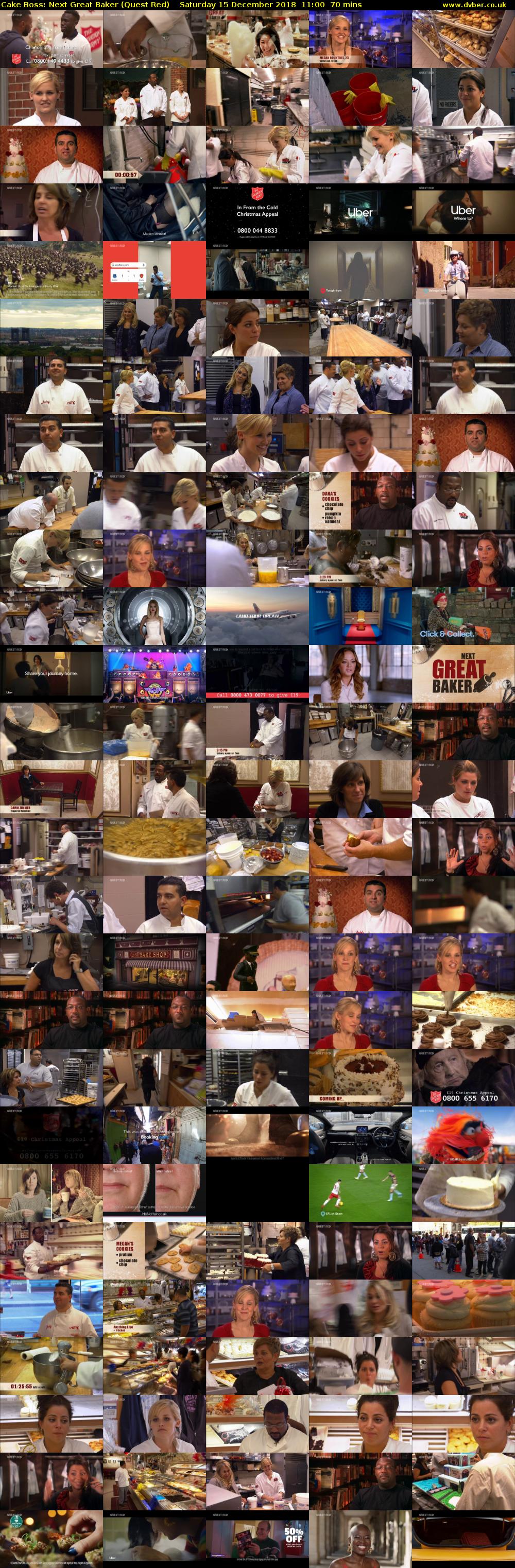 Cake Boss: Next Great Baker (Quest Red) Saturday 15 December 2018 11:00 - 12:10