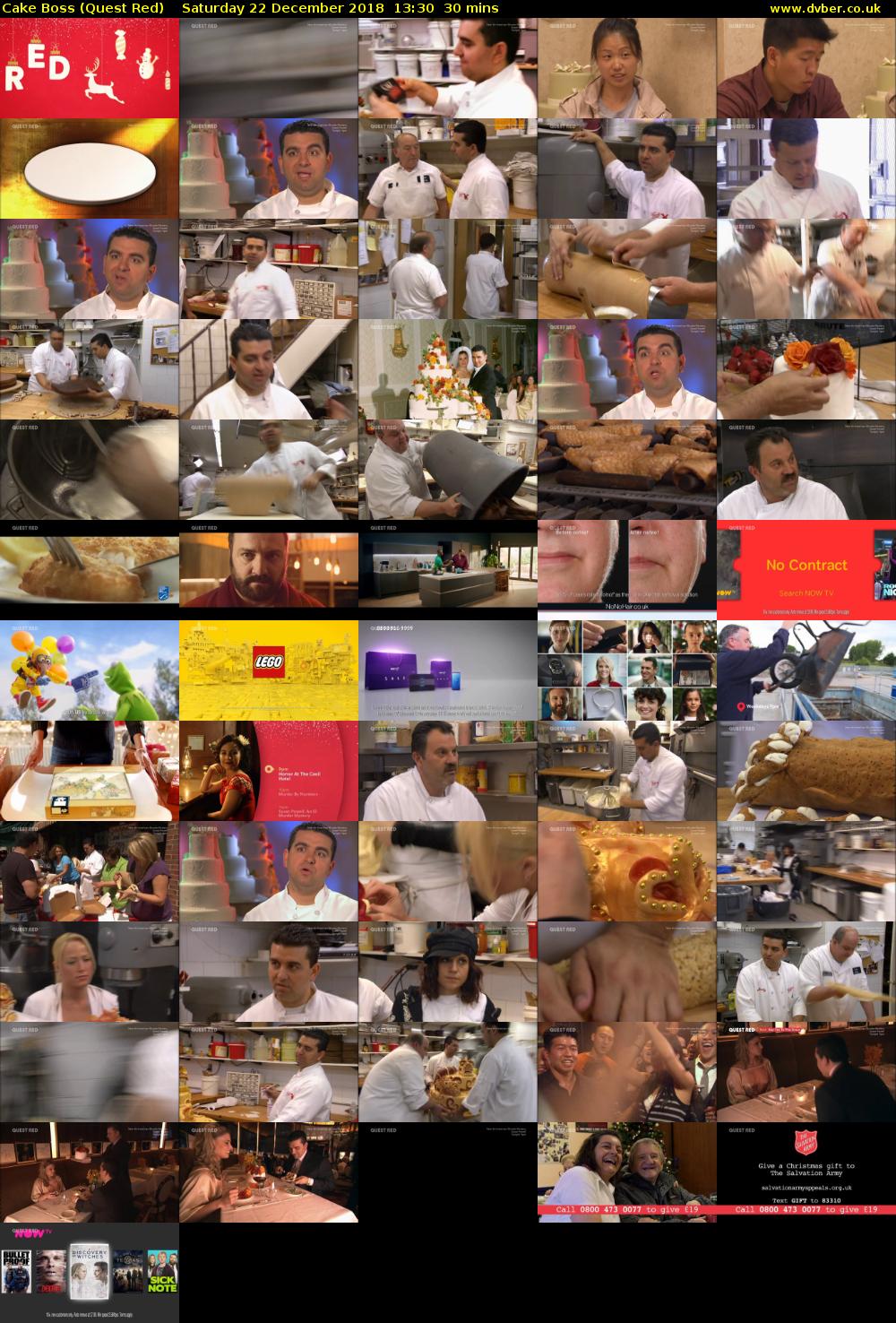 Cake Boss (Quest Red) Saturday 22 December 2018 13:30 - 14:00