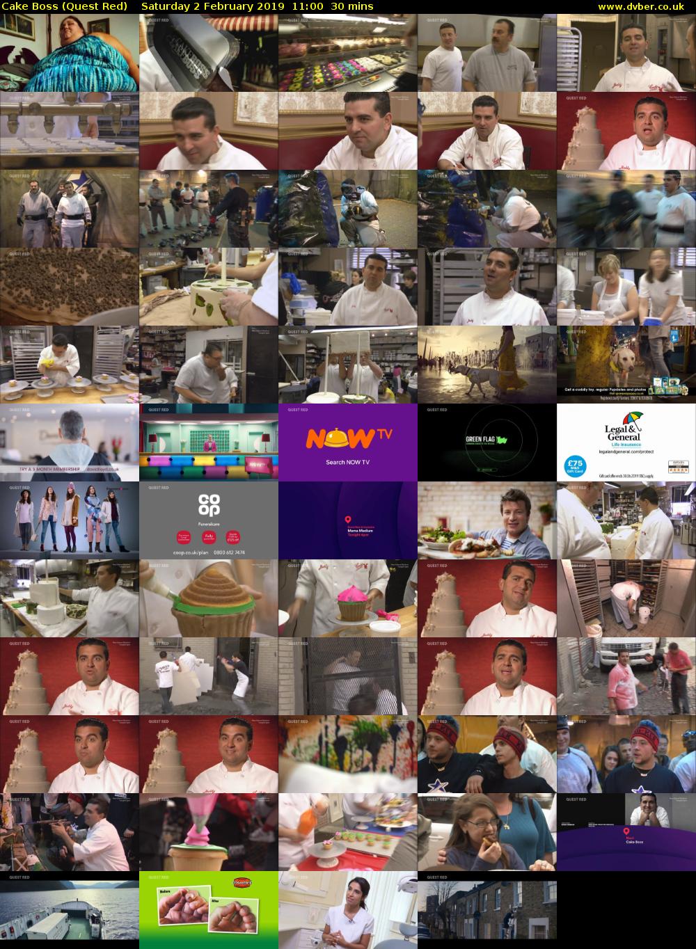 Cake Boss (Quest Red) Saturday 2 February 2019 11:00 - 11:30