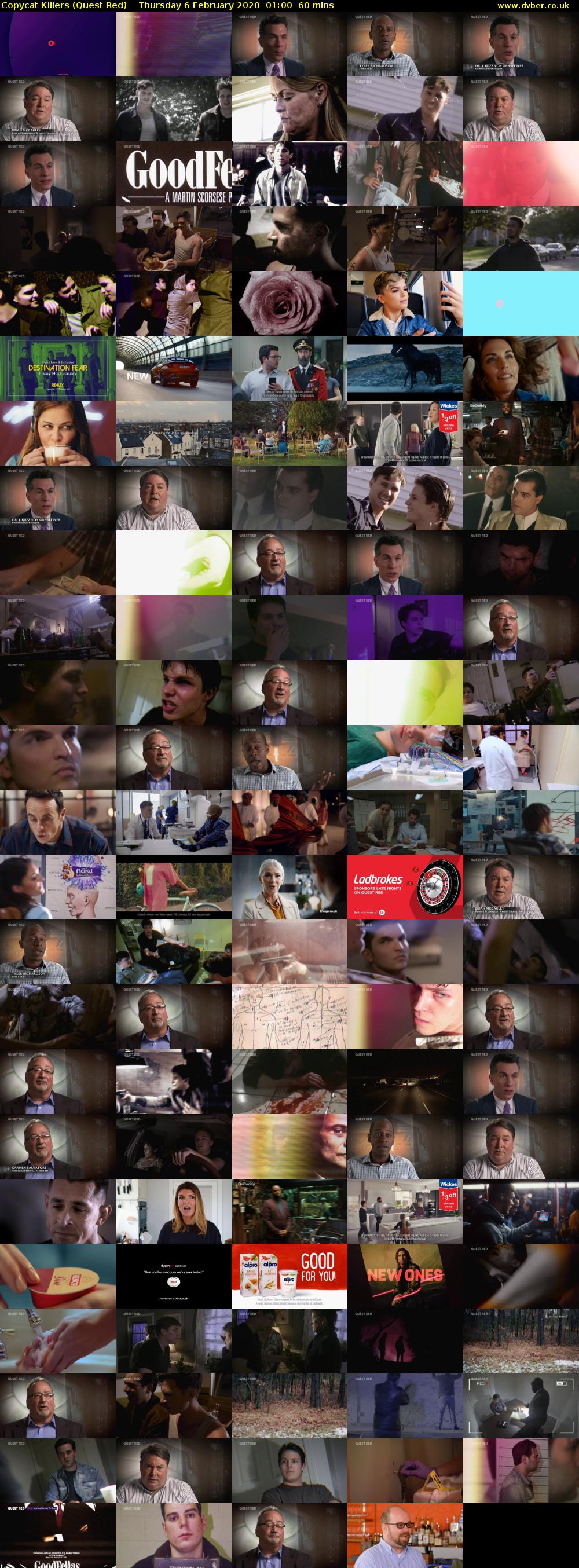 Copycat Killers (Quest Red) Thursday 6 February 2020 01:00 - 02:00