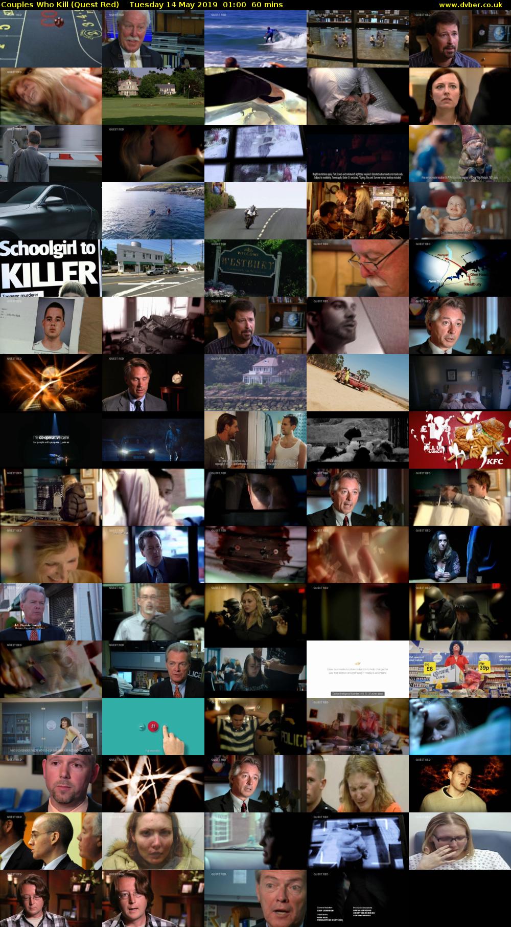 Couples Who Kill (Quest Red) Tuesday 14 May 2019 01:00 - 02:00