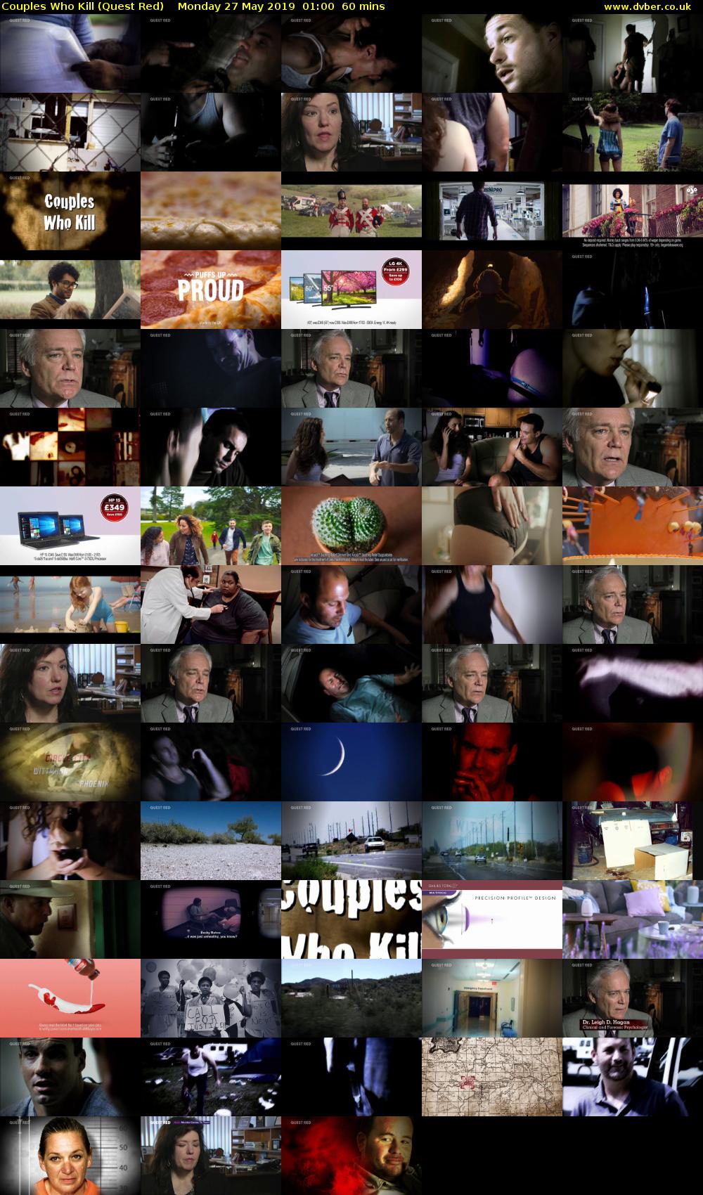 Couples Who Kill (Quest Red) Monday 27 May 2019 01:00 - 02:00
