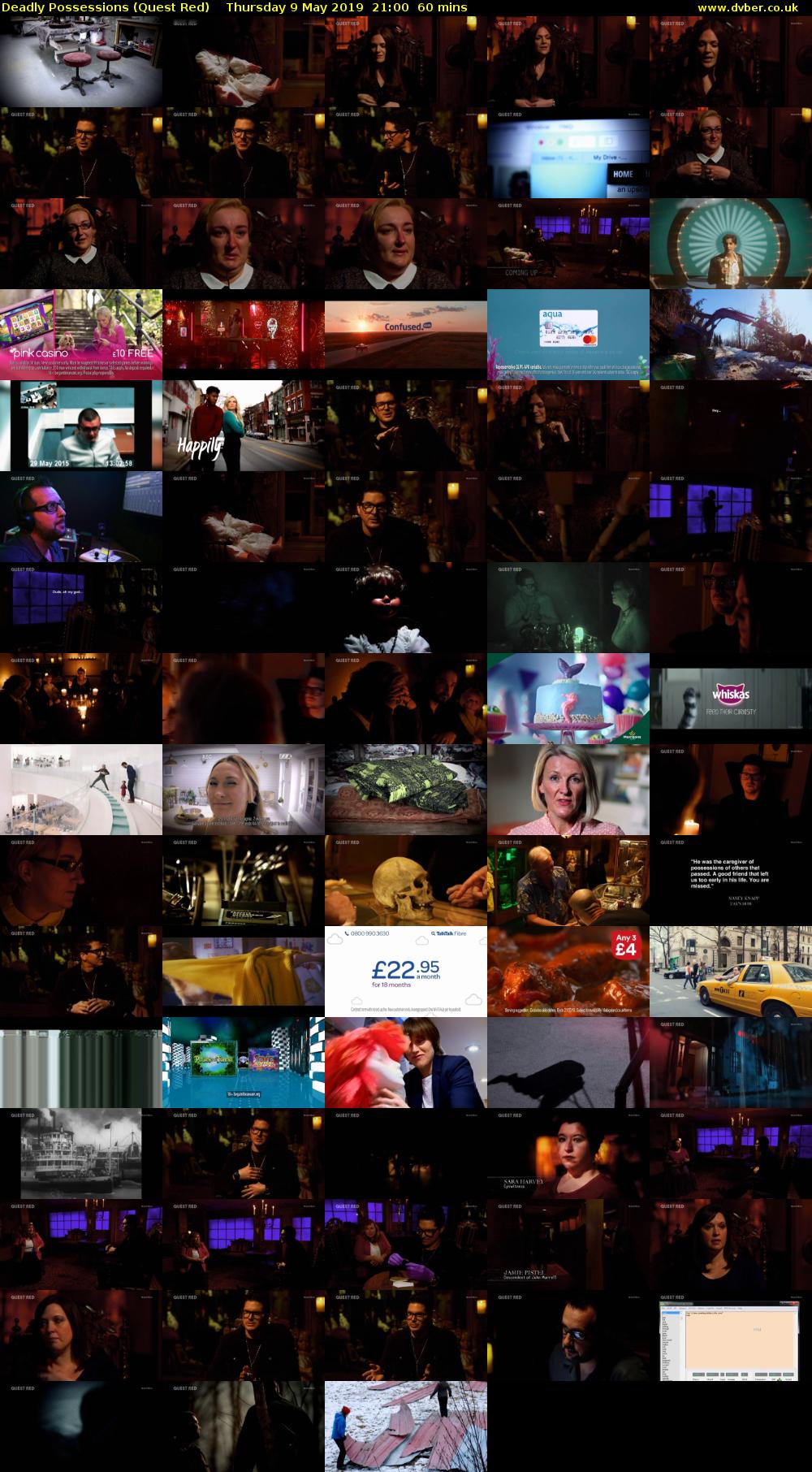 Deadly Possessions (Quest Red) Thursday 9 May 2019 21:00 - 22:00