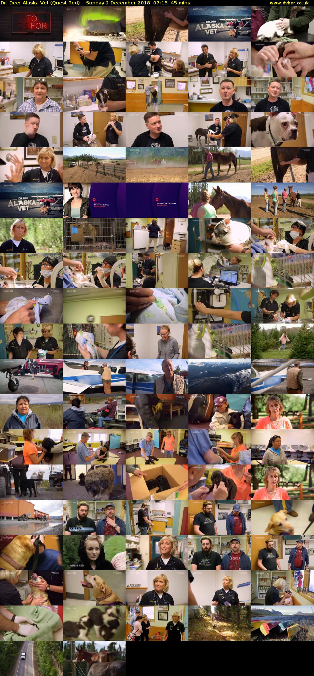 Dr. Dee: Alaska Vet (Quest Red) Sunday 2 December 2018 07:15 - 08:00