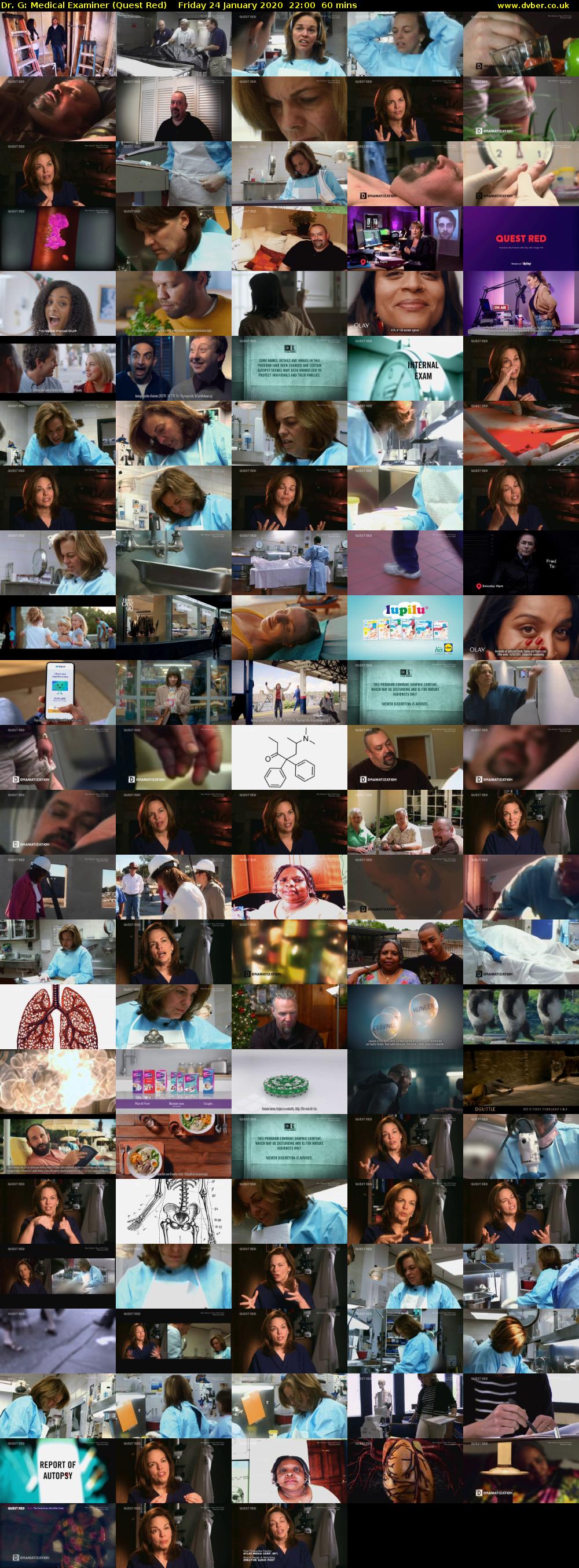 Dr. G: Medical Examiner (Quest Red) Friday 24 January 2020 22:00 - 23:00