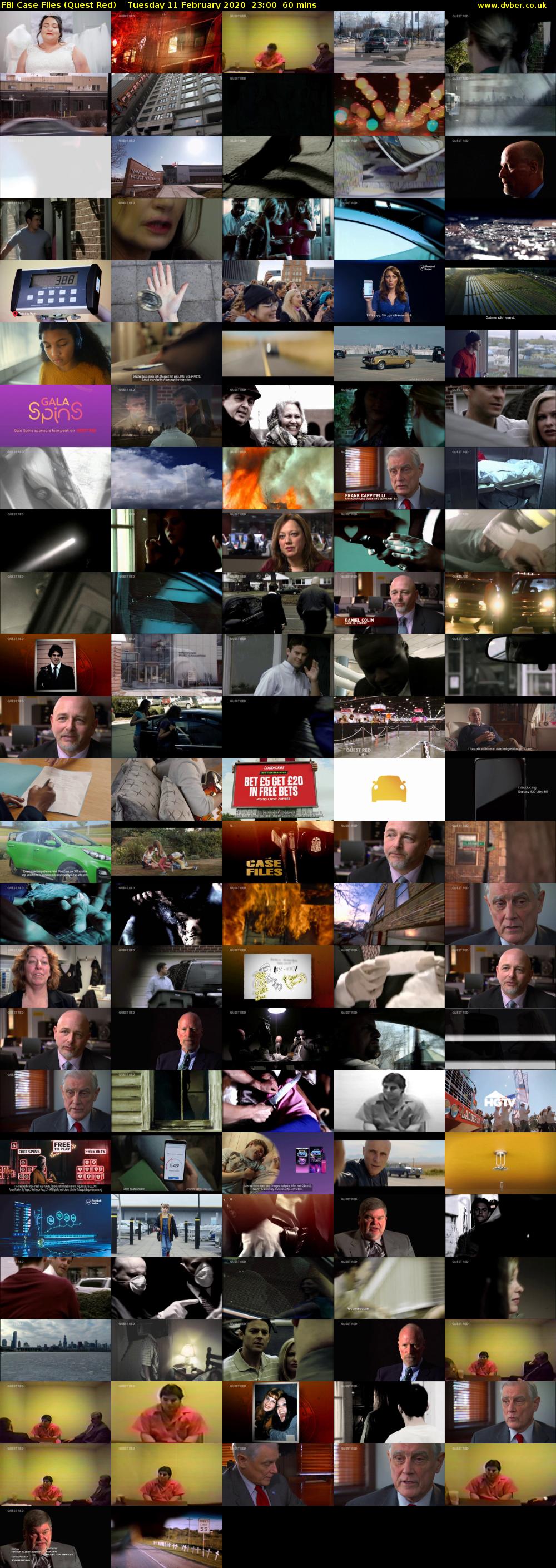 FBI Case Files (Quest Red) Tuesday 11 February 2020 23:00 - 00:00