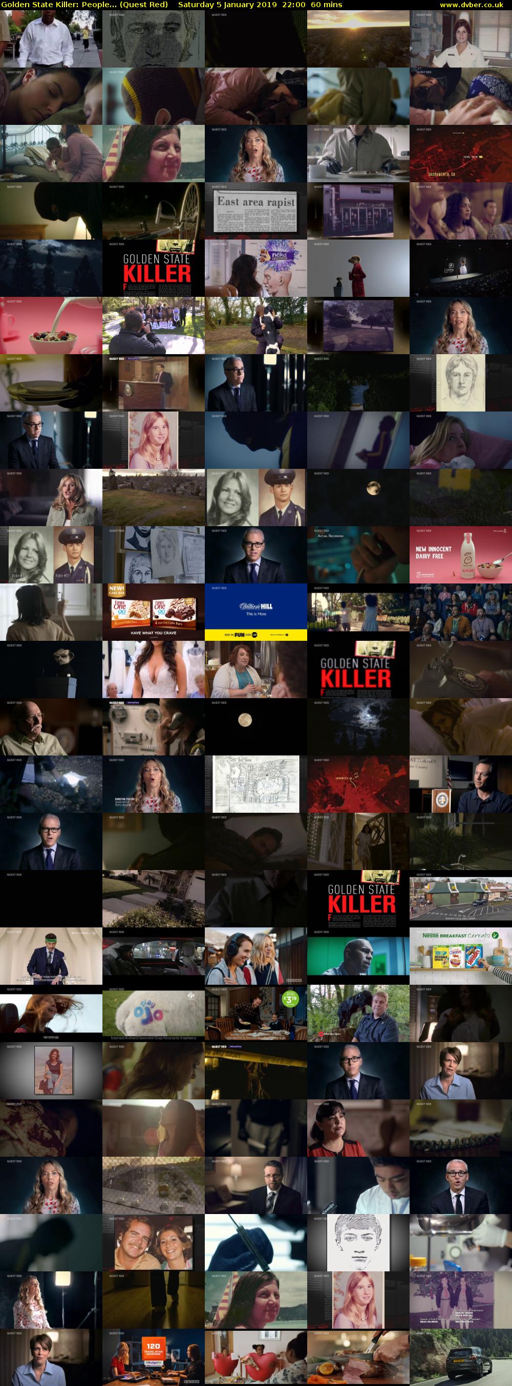 Golden State Killer: People... (Quest Red) Saturday 5 January 2019 22:00 - 23:00
