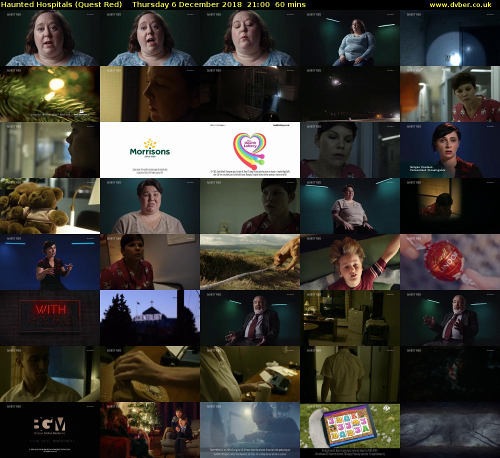 Haunted Hospitals (Quest Red) Thursday 6 December 2018 21:00 - 22:00