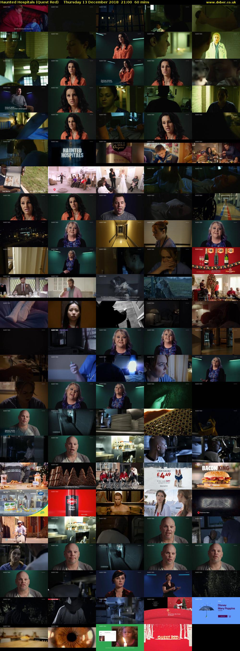 Haunted Hospitals (Quest Red) Thursday 13 December 2018 21:00 - 22:00