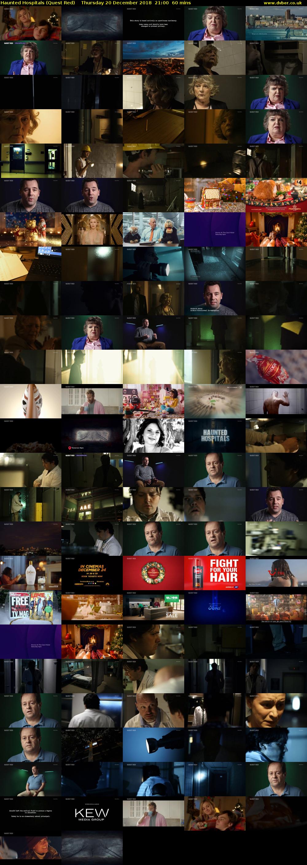 Haunted Hospitals (Quest Red) Thursday 20 December 2018 21:00 - 22:00