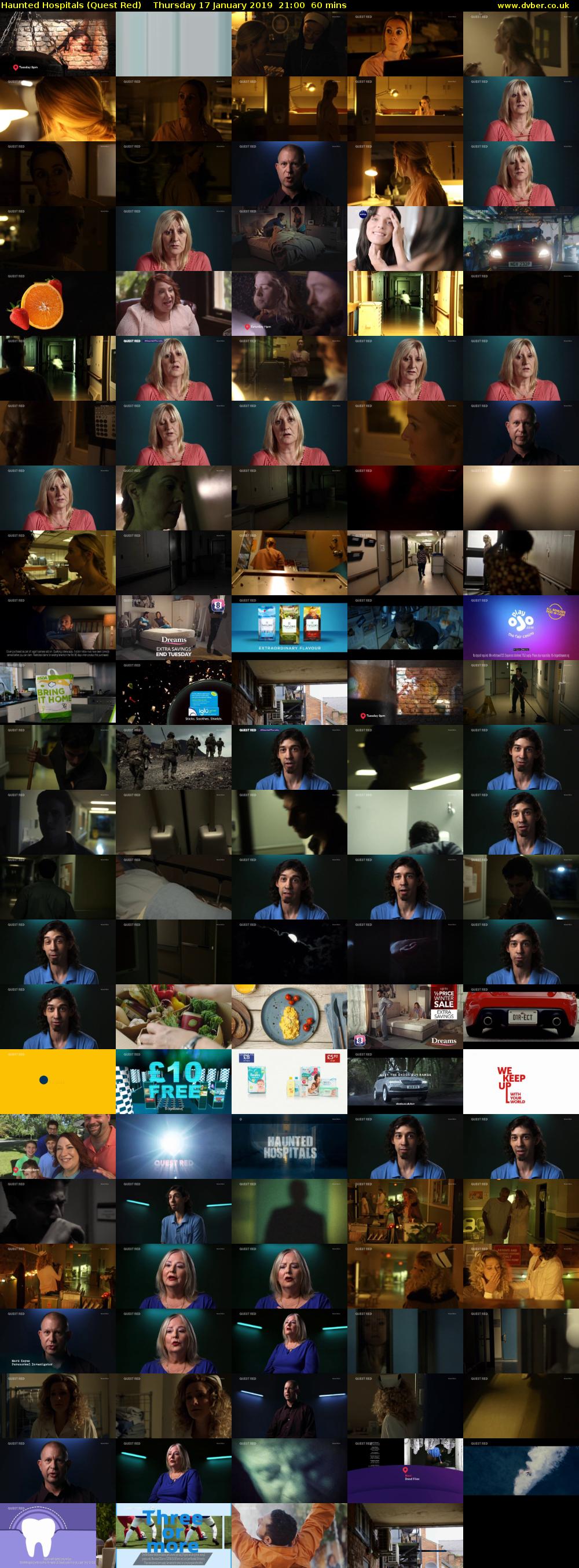 Haunted Hospitals (Quest Red) Thursday 17 January 2019 21:00 - 22:00