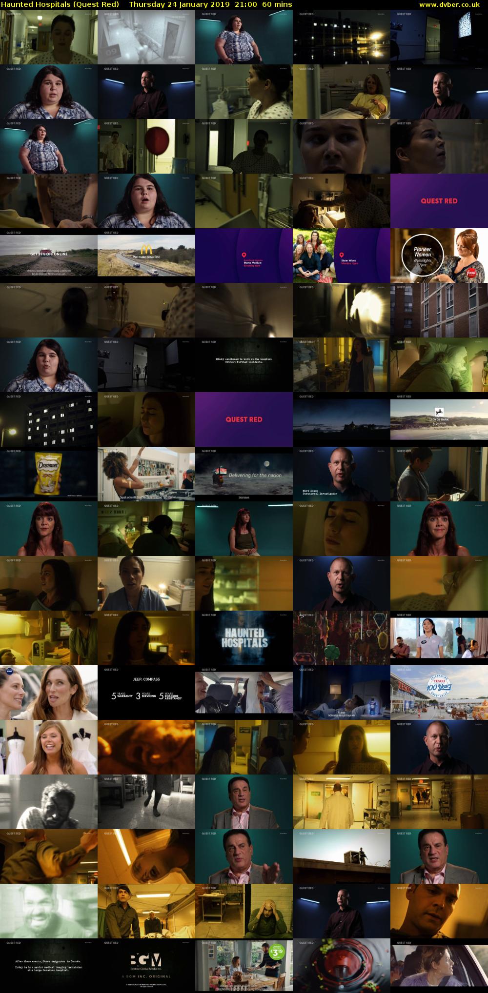 Haunted Hospitals (Quest Red) Thursday 24 January 2019 21:00 - 22:00