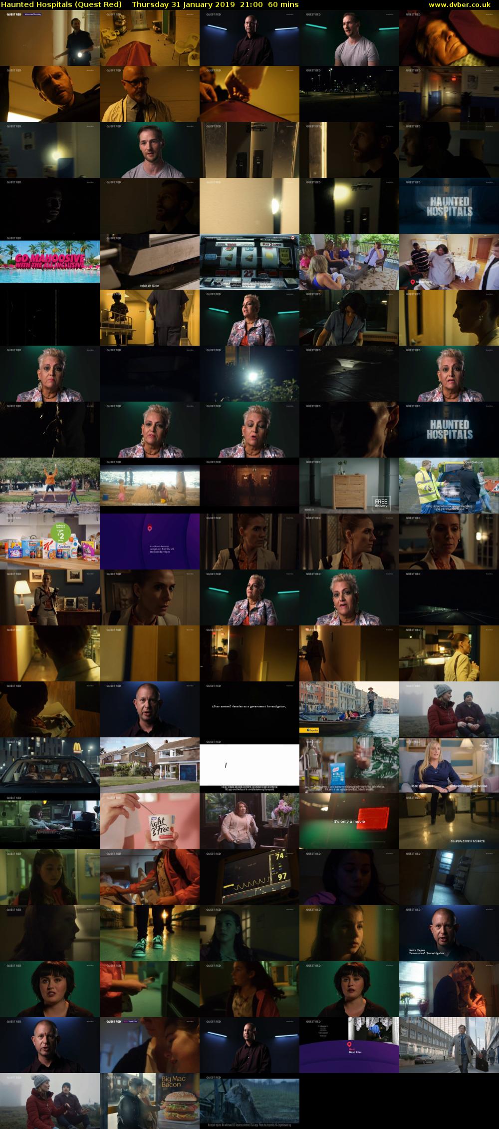 Haunted Hospitals (Quest Red) Thursday 31 January 2019 21:00 - 22:00