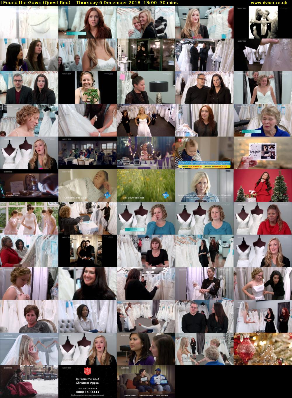 I Found the Gown (Quest Red) Thursday 6 December 2018 13:00 - 13:30