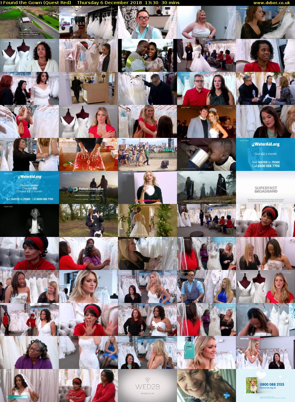 I Found the Gown (Quest Red) Thursday 6 December 2018 13:30 - 14:00