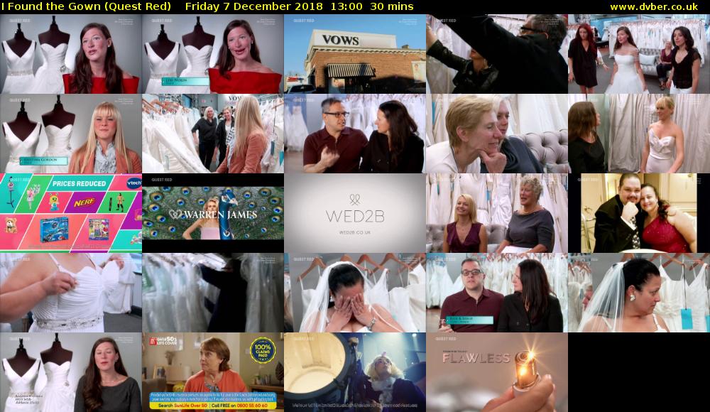 I Found the Gown (Quest Red) Friday 7 December 2018 13:00 - 13:30