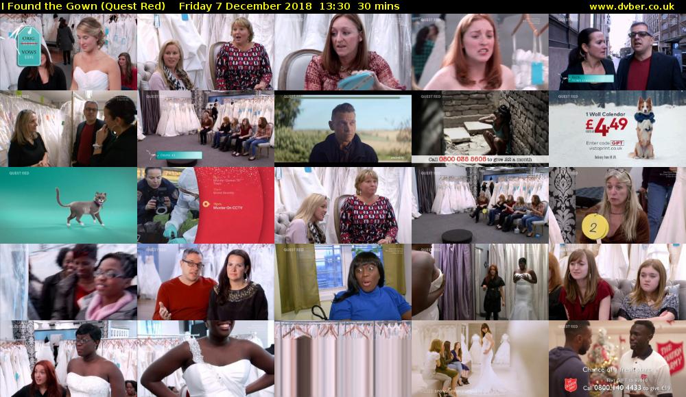 I Found the Gown (Quest Red) Friday 7 December 2018 13:30 - 14:00