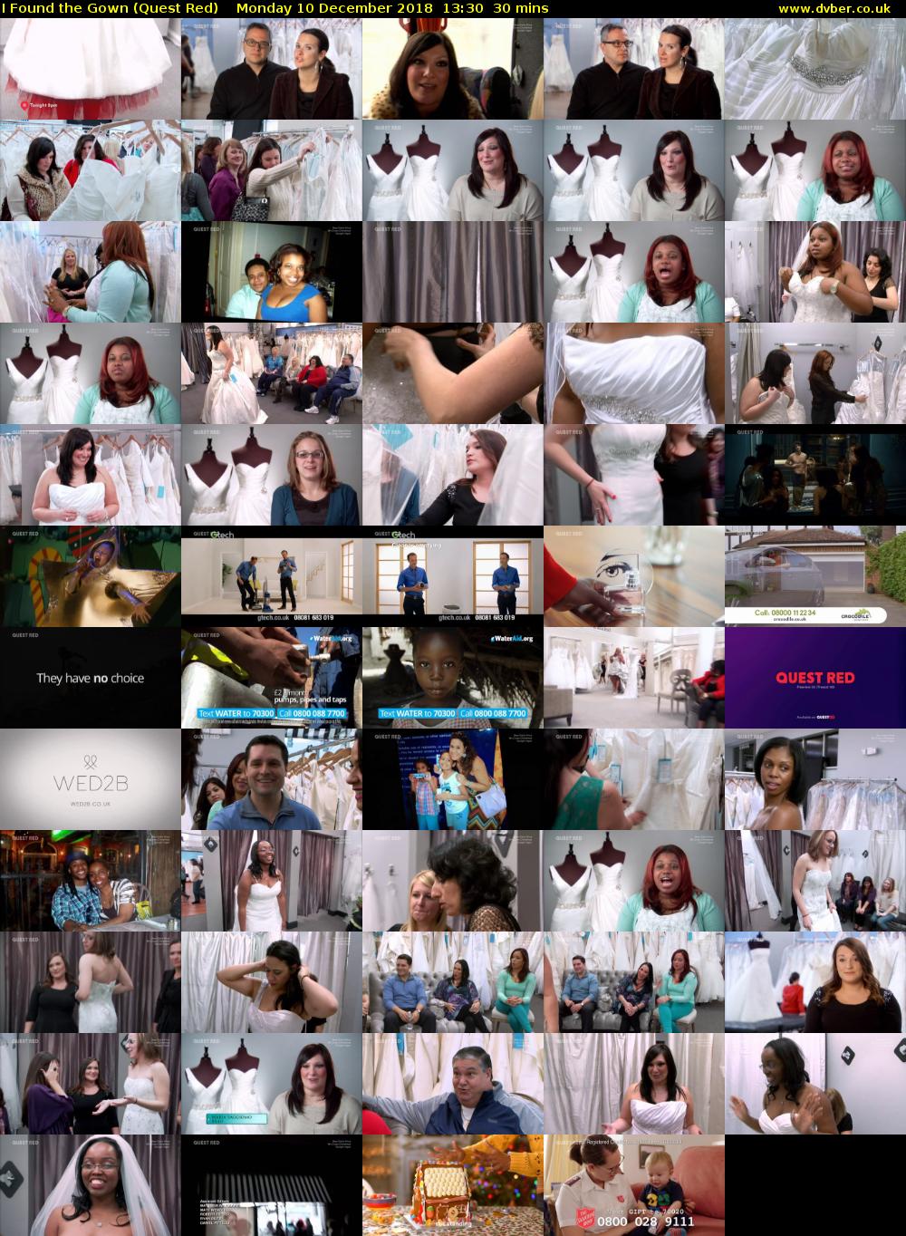 I Found the Gown (Quest Red) Monday 10 December 2018 13:30 - 14:00