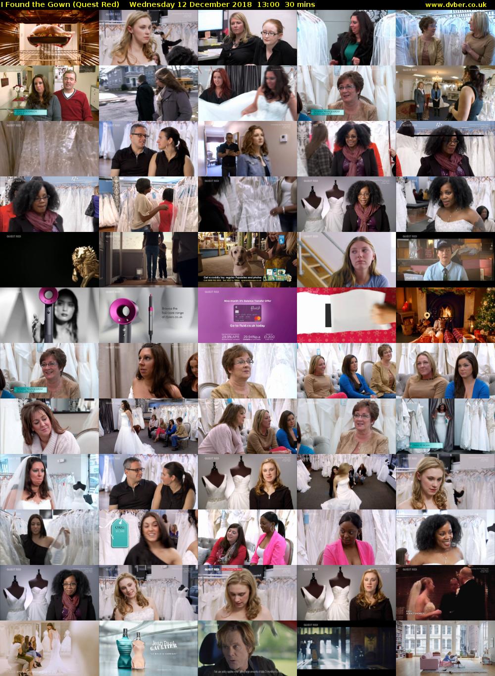 I Found the Gown (Quest Red) Wednesday 12 December 2018 13:00 - 13:30