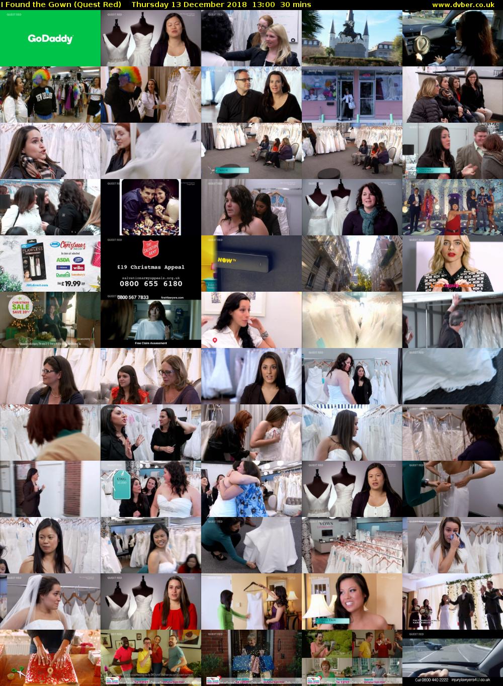 I Found the Gown (Quest Red) Thursday 13 December 2018 13:00 - 13:30