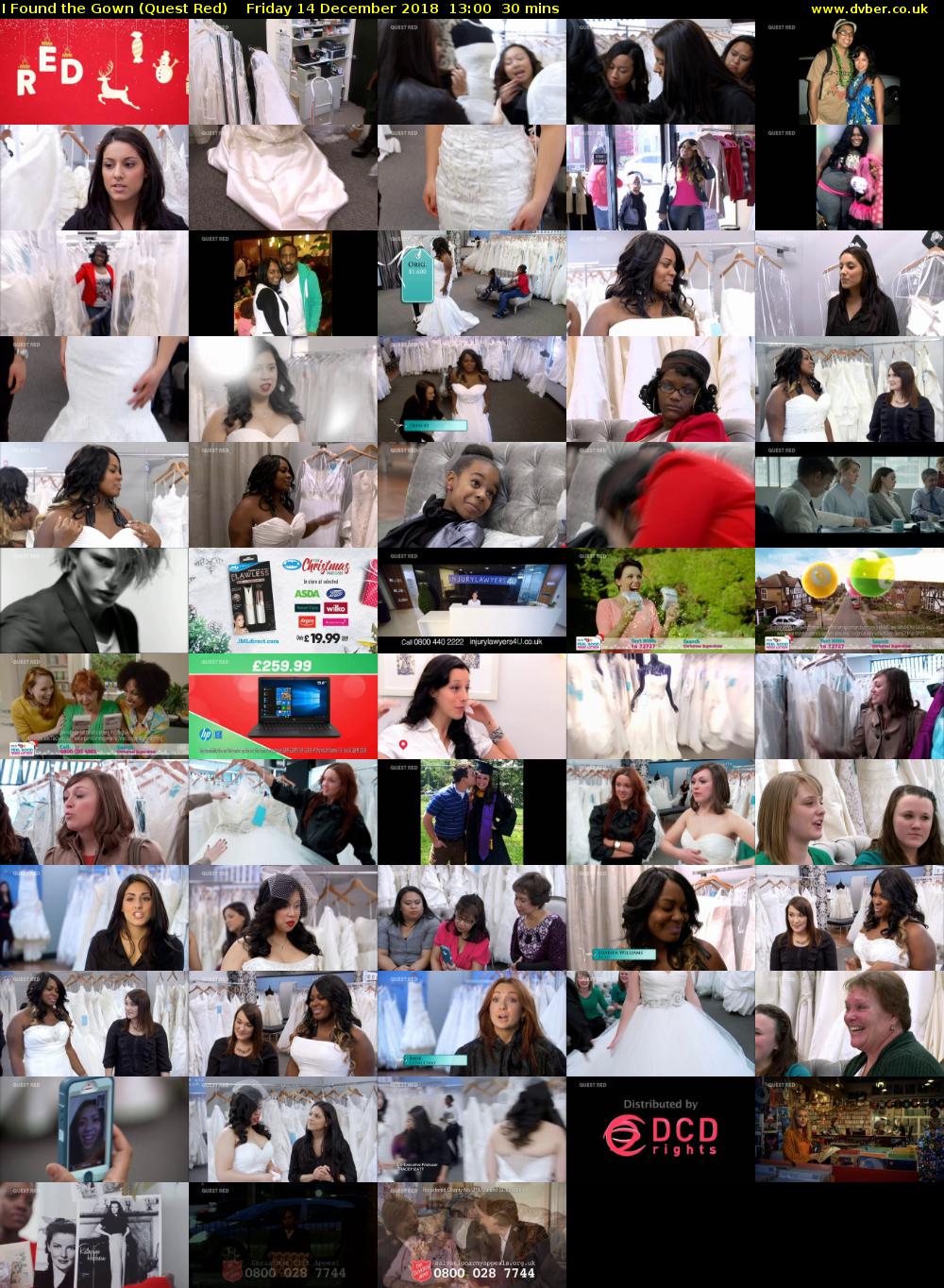 I Found the Gown (Quest Red) Friday 14 December 2018 13:00 - 13:30