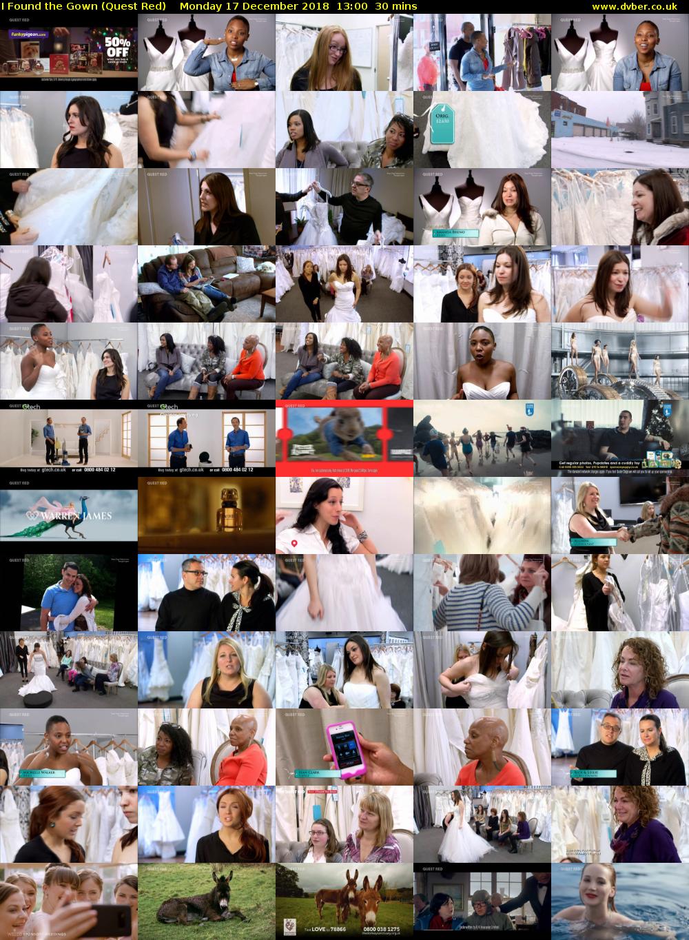 I Found the Gown (Quest Red) Monday 17 December 2018 13:00 - 13:30