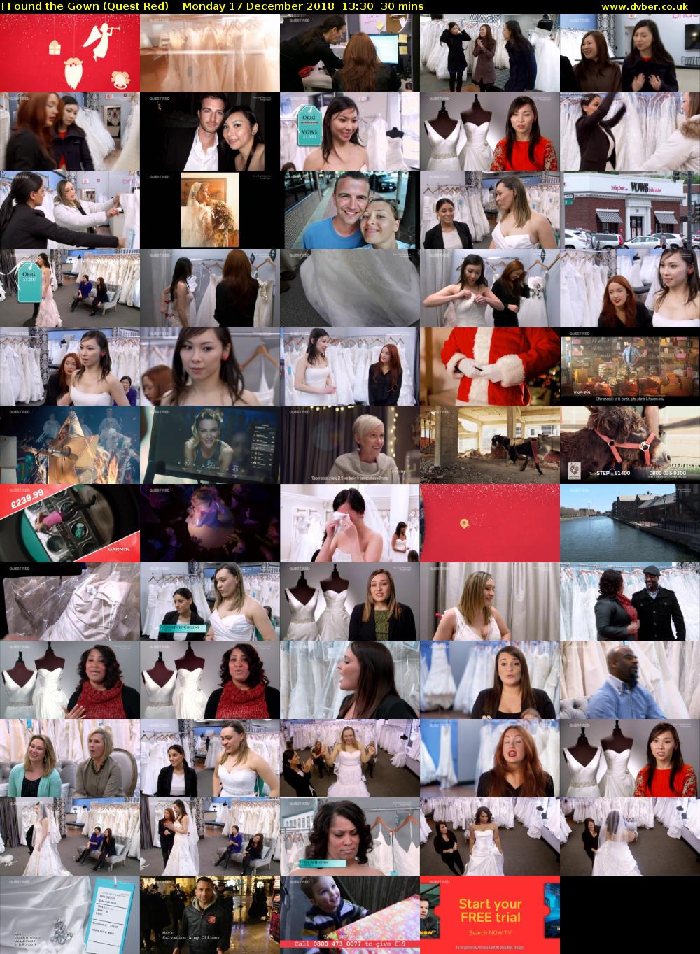 I Found the Gown (Quest Red) Monday 17 December 2018 13:30 - 14:00