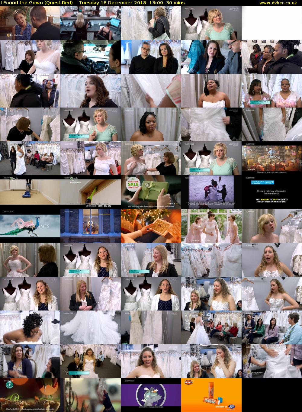 I Found the Gown (Quest Red) Tuesday 18 December 2018 13:00 - 13:30