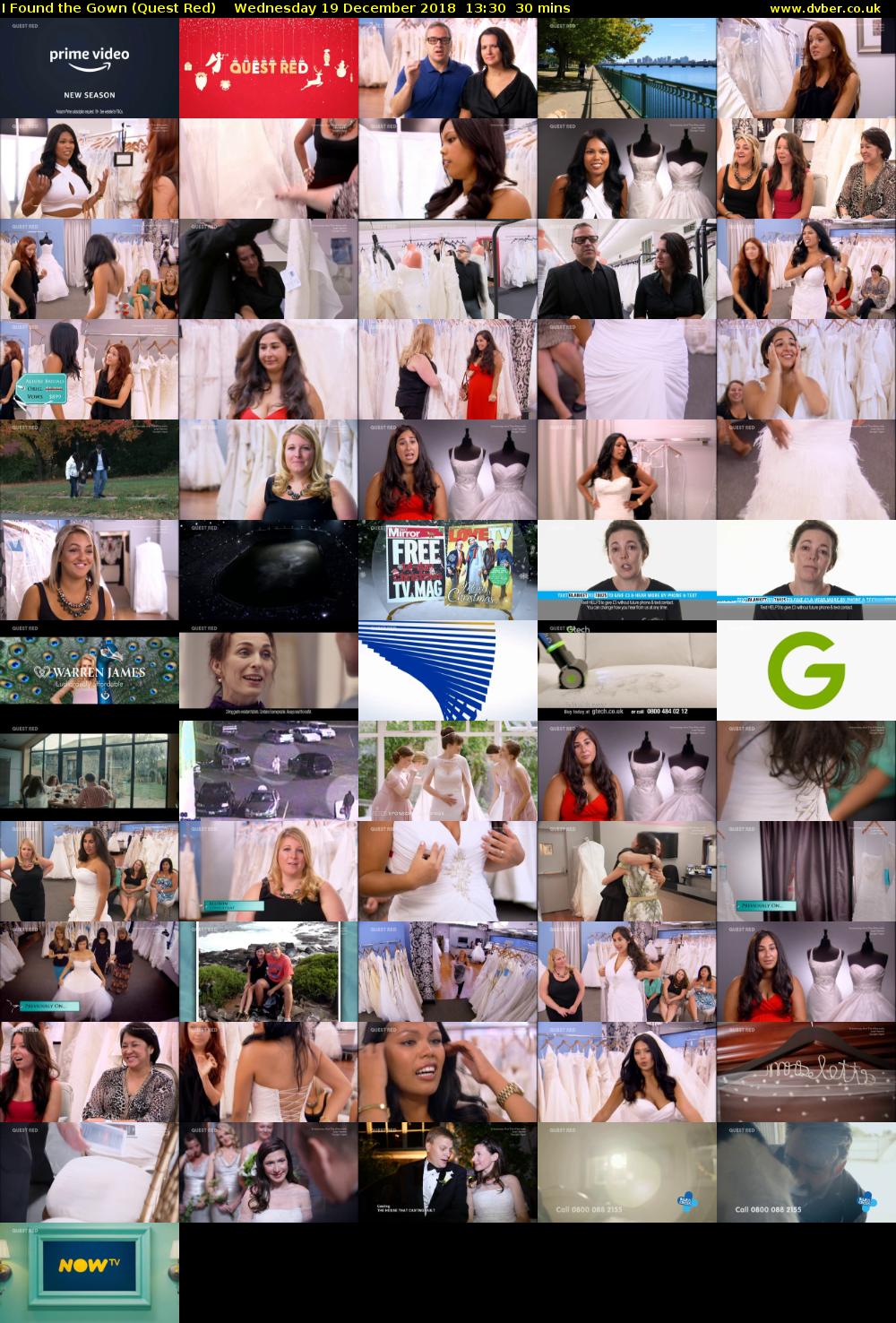 I Found the Gown (Quest Red) Wednesday 19 December 2018 13:30 - 14:00