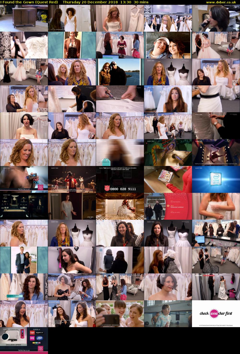 I Found the Gown (Quest Red) Thursday 20 December 2018 13:30 - 14:00