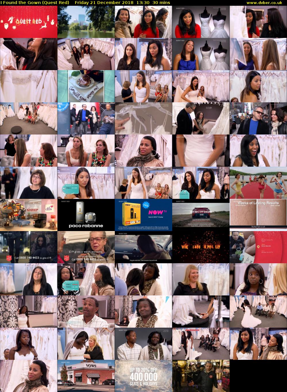 I Found the Gown (Quest Red) Friday 21 December 2018 13:30 - 14:00