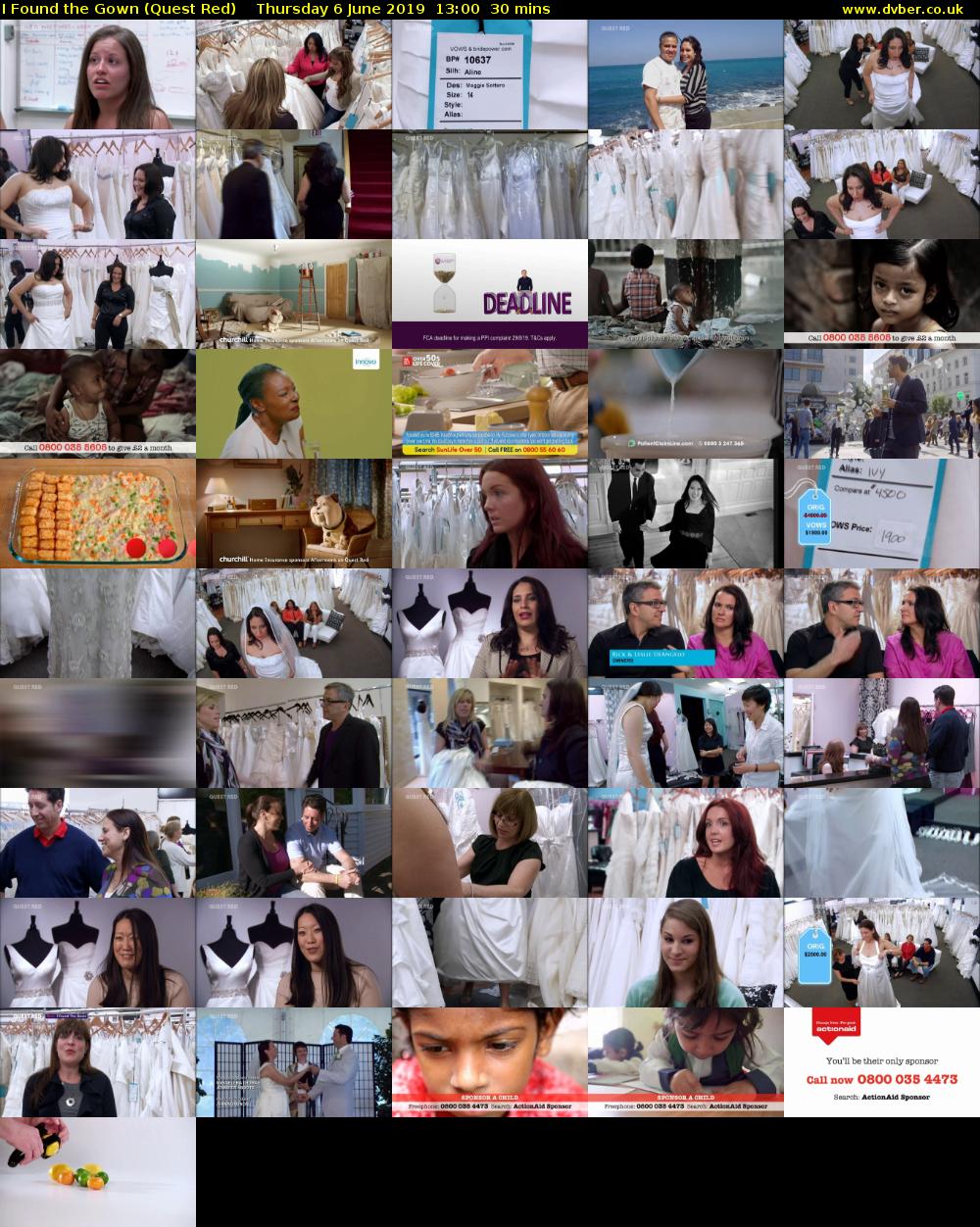 I Found the Gown (Quest Red) Thursday 6 June 2019 13:00 - 13:30