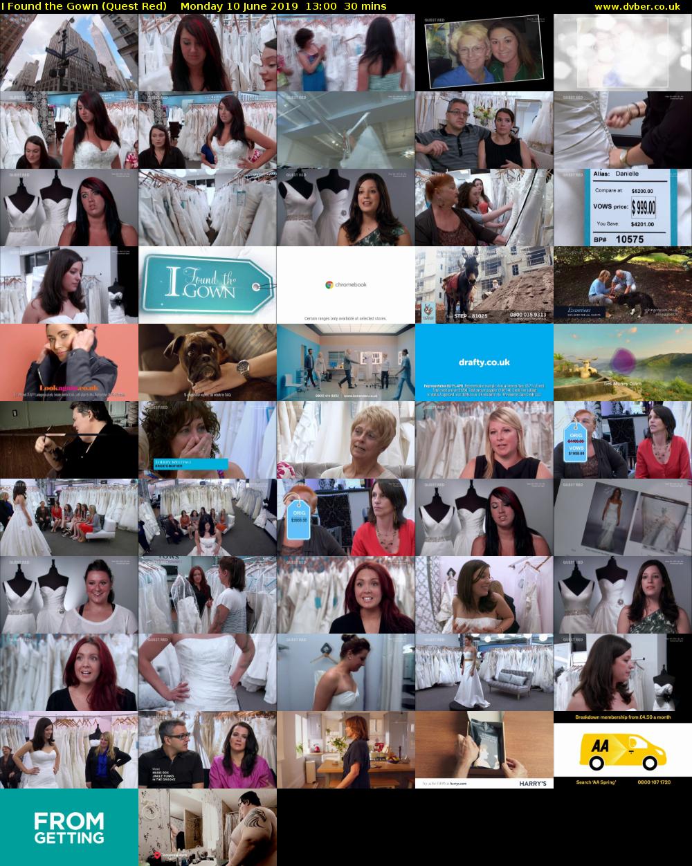 I Found the Gown (Quest Red) Monday 10 June 2019 13:00 - 13:30